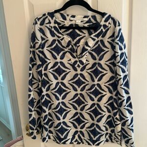 Ladies cotton blue DVF